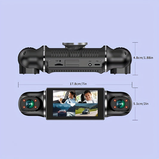 1pc 1080P W2 dash camera 4 channels 4 lens FHD 1080P of vehicle models Dash camera with 360 degree font left right rear camera with WIFI support parking monitor, night version, WDR, G-sensor, Loop recording, voice recording