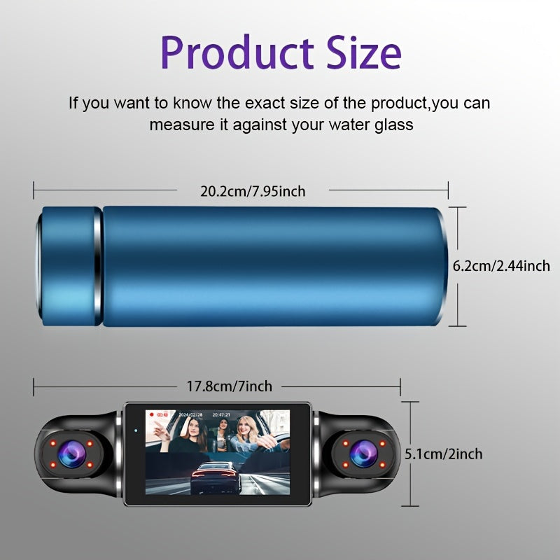 1pc 1080P W2 dash camera 4 channels 4 lens FHD 1080P of vehicle models Dash camera with 360 degree font left right rear camera with WIFI support parking monitor, night version, WDR, G-sensor, Loop recording, voice recording