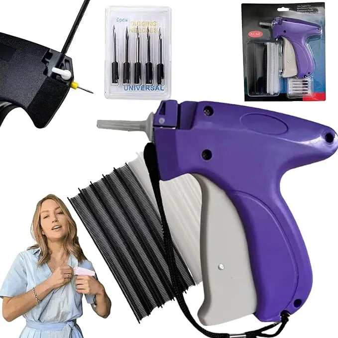 Quick Clothing Fixer,Clothing Fixer Micro Stitch Gun Fine Stitch Tagging Gun For Clothing Mini Stitch Gun Sewing Quilting Hemmin