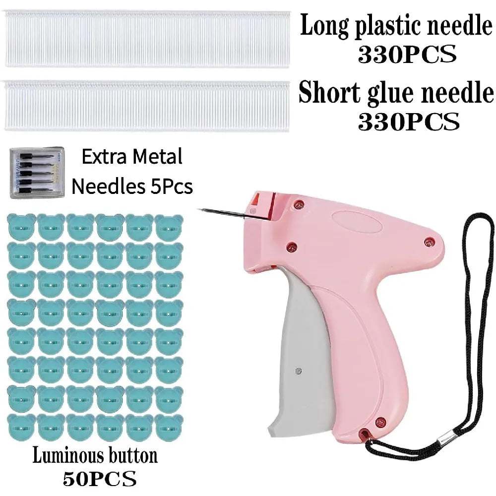 Quick Clothing Fixer,Clothing Fixer Micro Stitch Gun Fine Stitch Tagging Gun For Clothing Mini Stitch Gun Sewing Quilting Hemmin