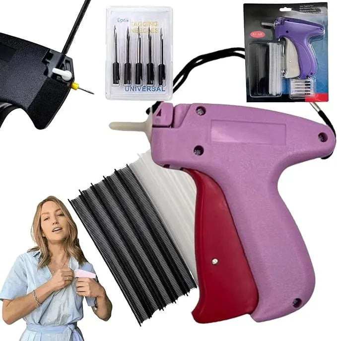 Quick Clothing Fixer,Clothing Fixer Micro Stitch Gun Fine Stitch Tagging Gun For Clothing Mini Stitch Gun Sewing Quilting Hemmin