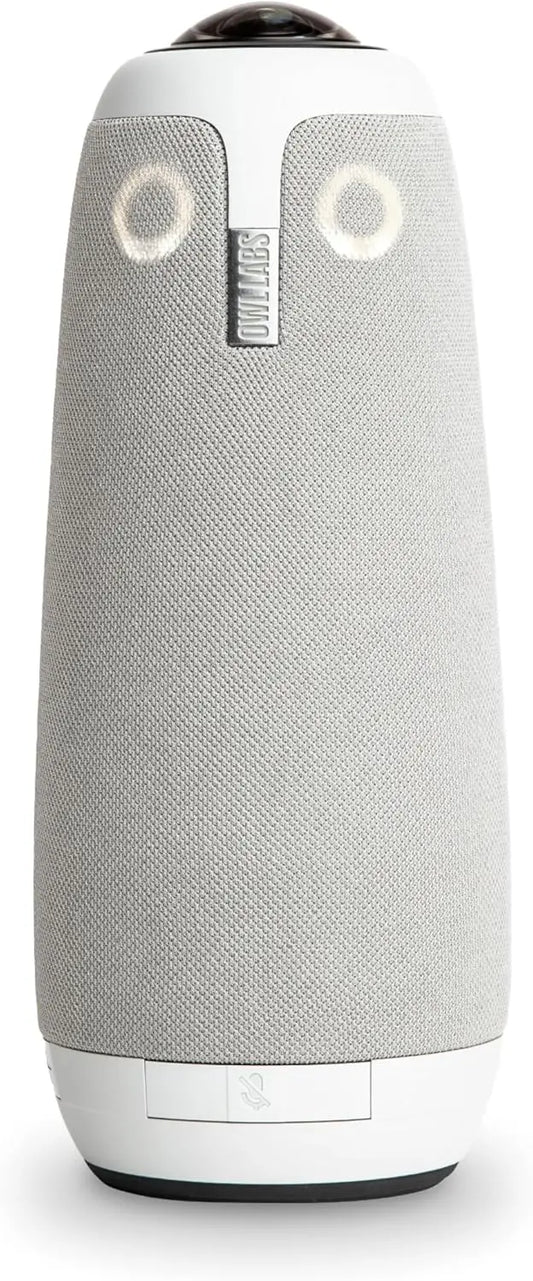 Owl Labs Meeting Owl 3 - 360° 1080p HD Conference Room Camera, AI-Driven Speaker-Tracking, 18-Foot Mic Pickup