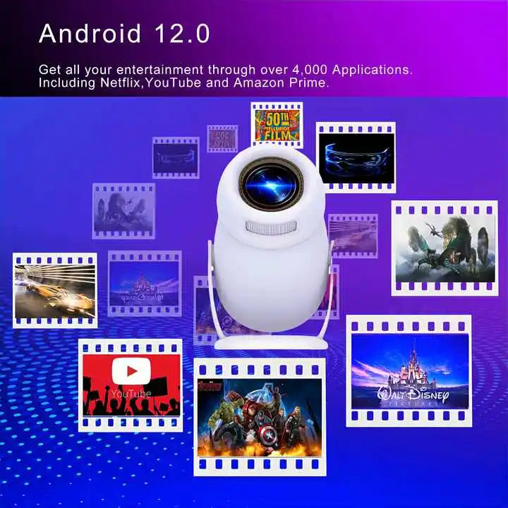 Y400 Android 11 Dual Wifi Video Projector 1080P 720P Full HD Home Theater Projector Smart Portable Mini Projectors