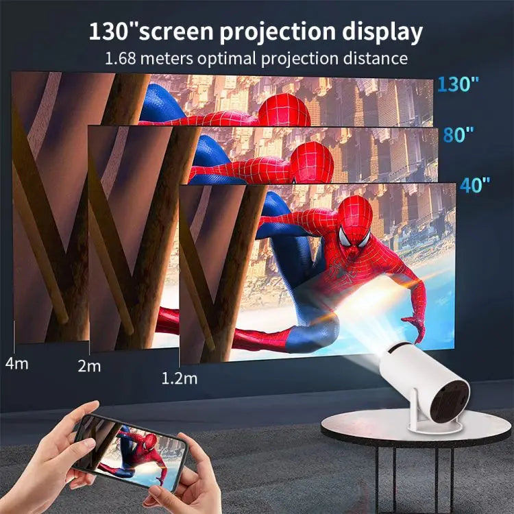Ihomelife HY300 Proyector Android 11 4K Video Projecteur Full HD 1080P 720P Office Home Smart Portable Projector Mini Projectors