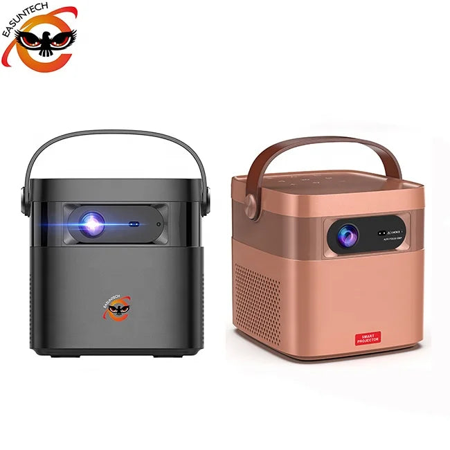 EASUNTECH M2 Battery Pico Wifi Full hd 1080p Rechargeable Pocket 3D TV Outdoor Led Smart Android 4K DLP Portable Mini Projectors