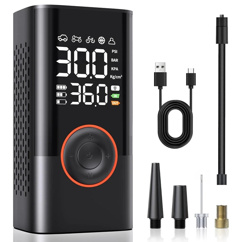 Wireless Car Air Compressor Air Pump Electric Tire Inflator Pump for Motorcycle Bicycle Boat AUTO Tyre Balls Inflatable