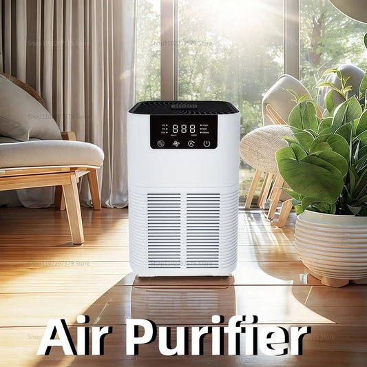 Air Purifier Smoke Odor Negativ Ion Generator Air Cleaner for Household HEPA Filter Efficient Purifying Suitable For Home Office
