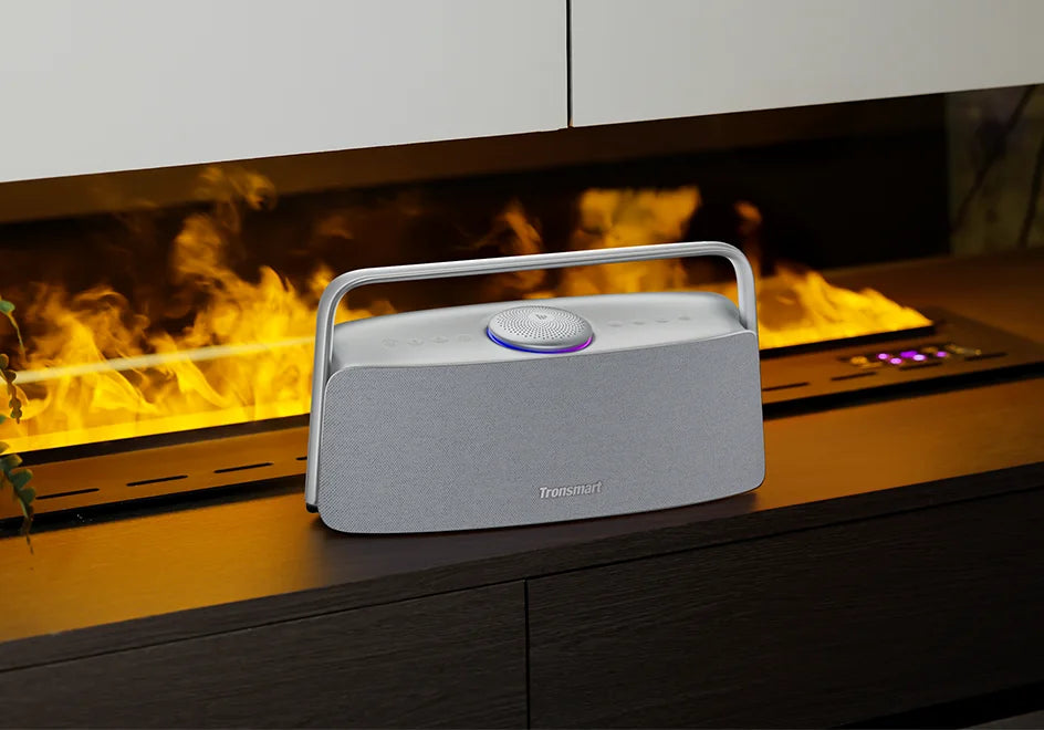 Tronsmart Fiitune X30 Speaker Bluetooth Hi-Res Home Audio with 80W Powerful, IPX6, APP Control, Portable Handle, DSP Technology