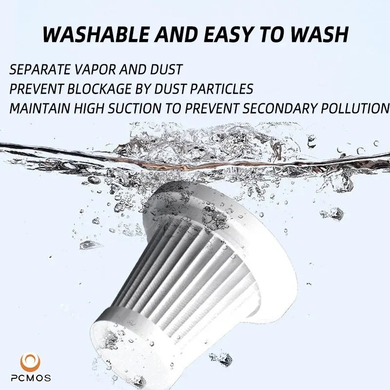 Wireless Vacuum Cleaner Dual Use for Home and Car High Power Powerful Vacuum Cleaner Black