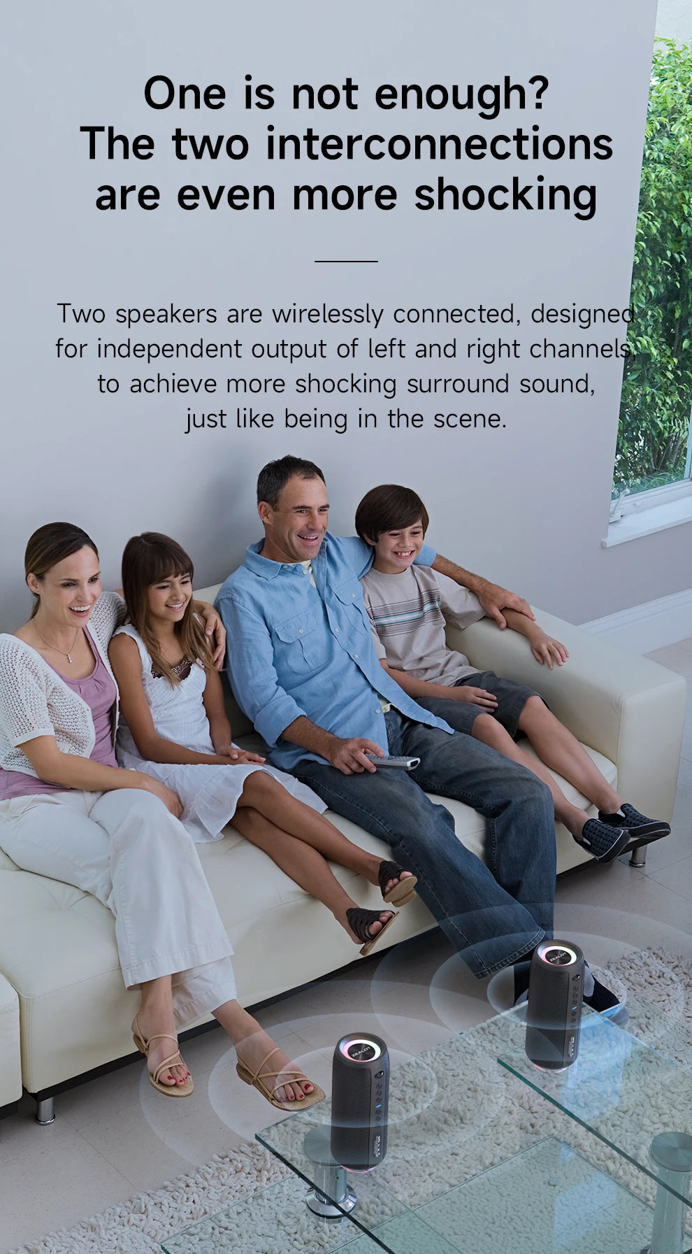 ZEALOT-S51Pro 40W High-power Bluetooth Speaker 3D Stereo Bass Bluetooth Speaker Portable IPX5 Waterproof Suitable TWS Boom Box