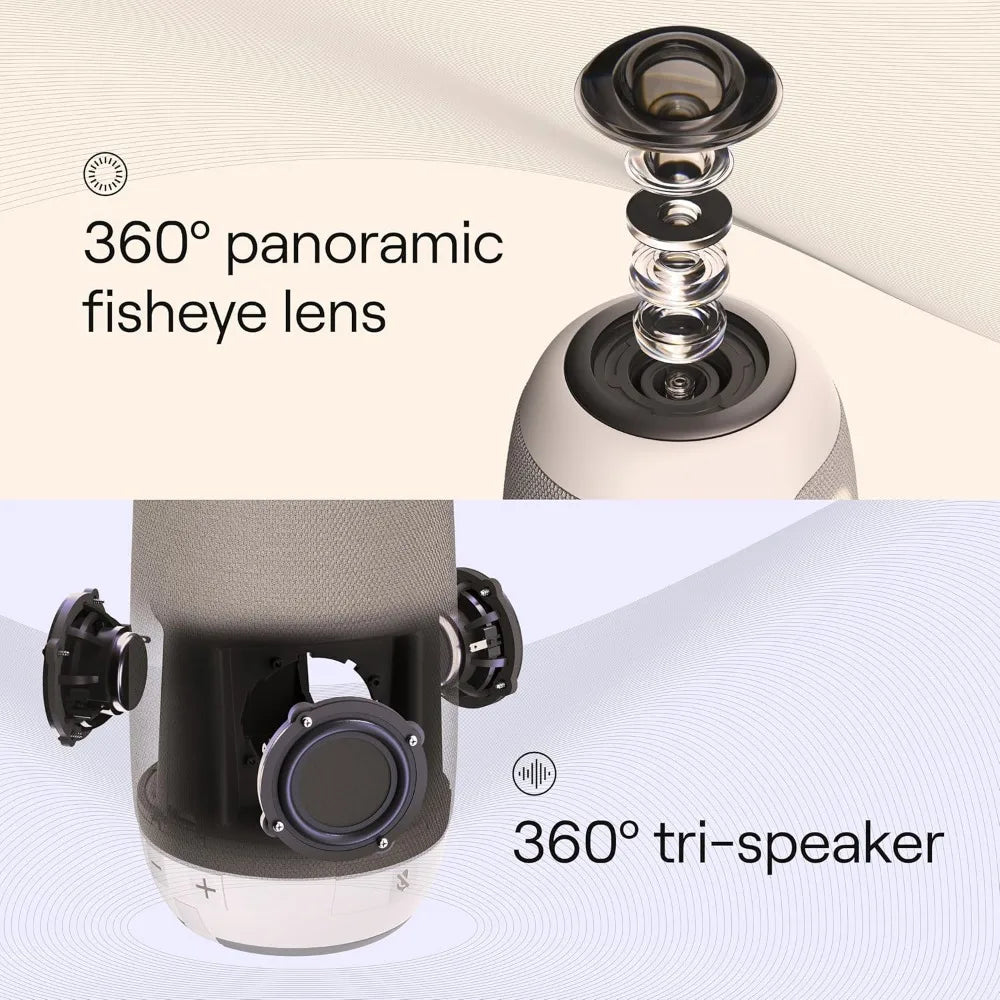 Conference Room Camera, AI-Driven Speaker-Tracking, for Teams - Works with Zoom, Meet - Plug & Play Setup