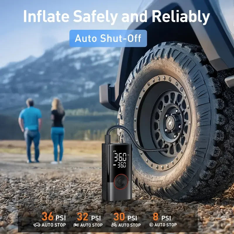 Wireless Car Air Compressor Air Pump Electric Tire Inflator Pump for Motorcycle Bicycle Boat AUTO Tyre Balls Inflatable