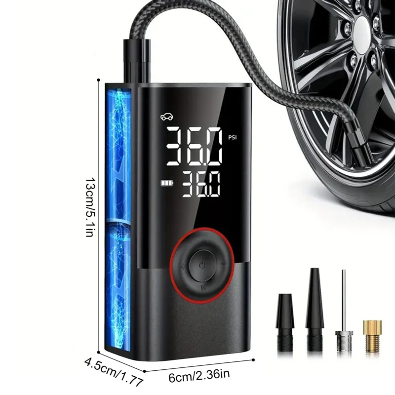 Wireless Car Air Compressor Air Pump Electric Tire Inflator Pump for Motorcycle Bicycle Boat AUTO Tyre Balls Inflatable
