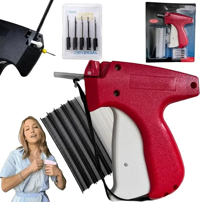 Quick Clothing Fixer,Clothing Fixer Micro Stitch Gun Fine Stitch Tagging Gun For Clothing Mini Stitch Gun Sewing Quilting Hemmin