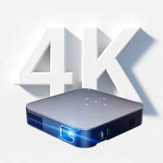 Smart Android 200 Lumens Mini Projector 5G Home Theater LED Video DLP Beamer 4K Max Built-in Portable Screen Mirroring Movie