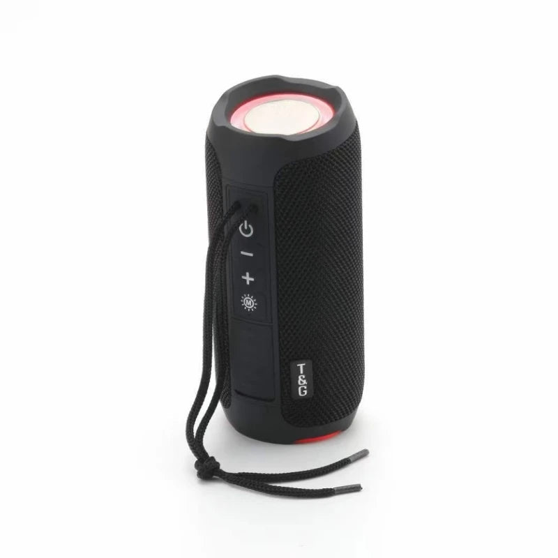 Surround Sound Speakers with RGB Light Fabric Outdoor Subwoofer Microphone Speaker