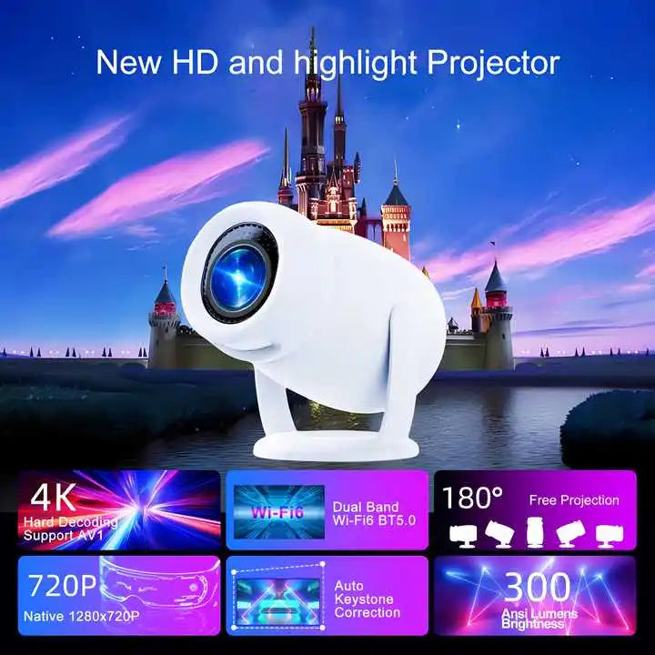 Y400 Android 11 Dual Wifi Video Projector 1080P 720P Full HD Home Theater Projector Smart Portable Mini Projectors