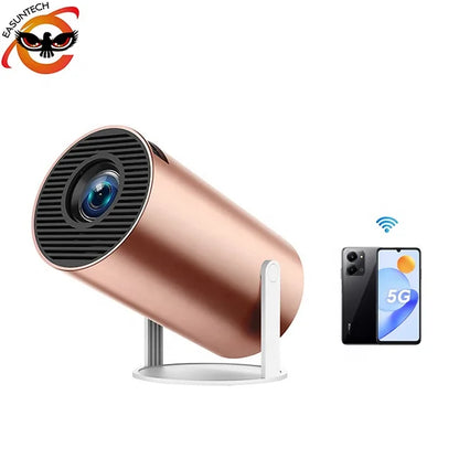 EASUNTECH 800p Wifi Wireless Lcd Led Smart Android Portable Mini 4k Wifi6 a Hy300 Pro Max Price Best Wireless Mini Projectors