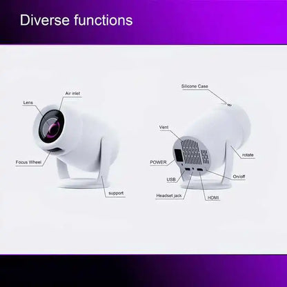Y400 Android 11 Dual Wifi Video Projector 1080P 720P Full HD Home Theater Projector Smart Portable Mini Projectors
