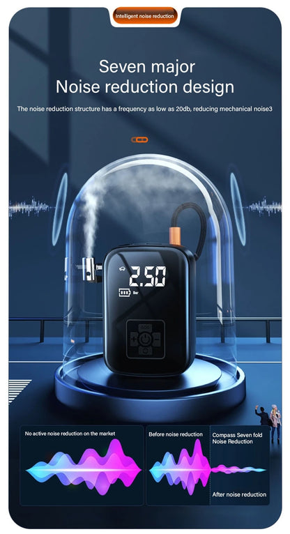 Wireless Car Air Compressor Air Pump Electric Tire Inflator Pump for Motorcycle Bicycle Boat AUTO Tyre Balls Inflatable
