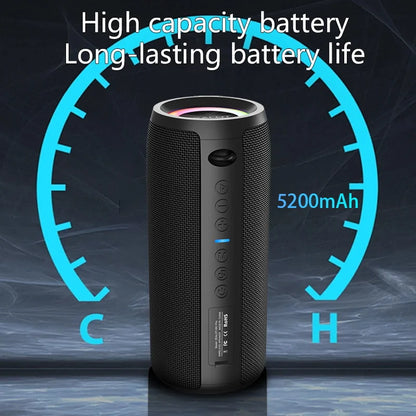 ZEALOT S51 Pro 40W Wireless Speakers, Outdoor Portable Subwoofer Speaker, Waterproof IPX 6,  Dual Pairing,5200mAh Battery.