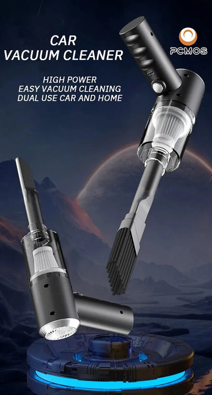 Wireless Vacuum Cleaner Dual Use for Home and Car High Power Powerful Vacuum Cleaner Black