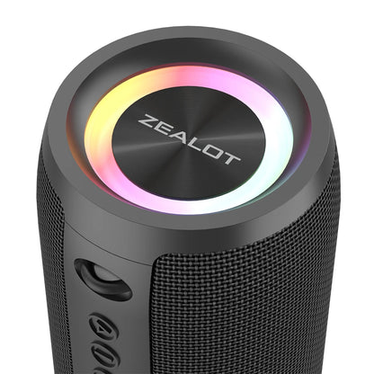ZEALOT-S51Pro 40W High-power Bluetooth Speaker 3D Stereo Bass Bluetooth Speaker Portable IPX5 Waterproof Suitable TWS Boom Box