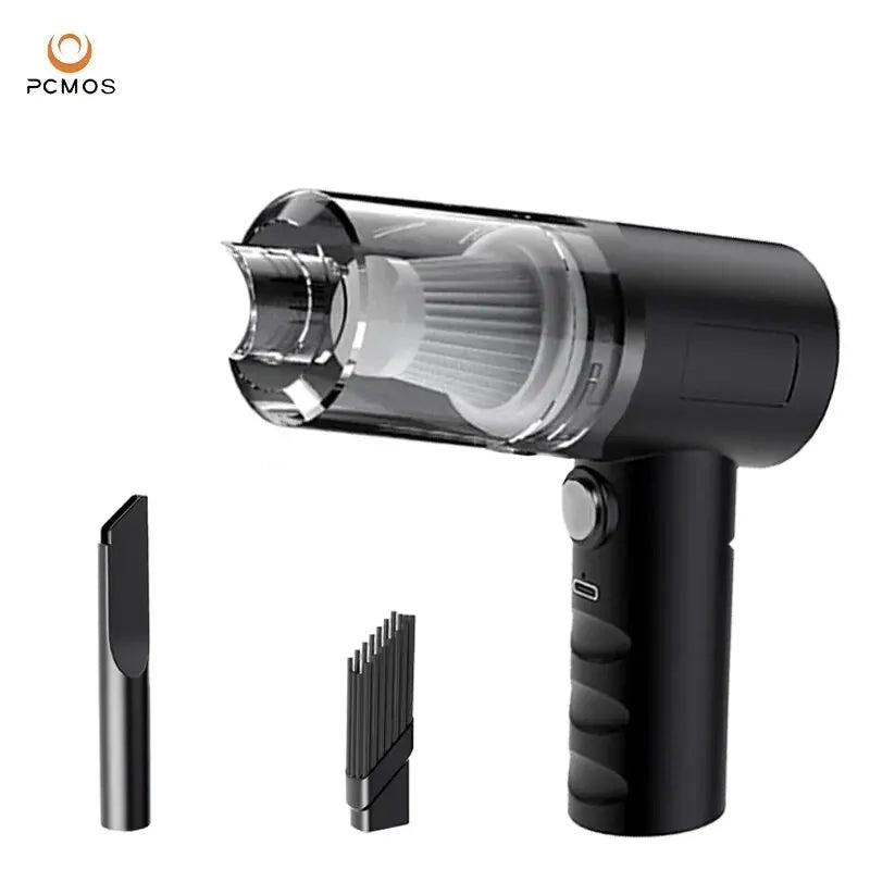 Wireless Vacuum Cleaner Dual Use for Home and Car High Power Powerful Vacuum Cleaner Black