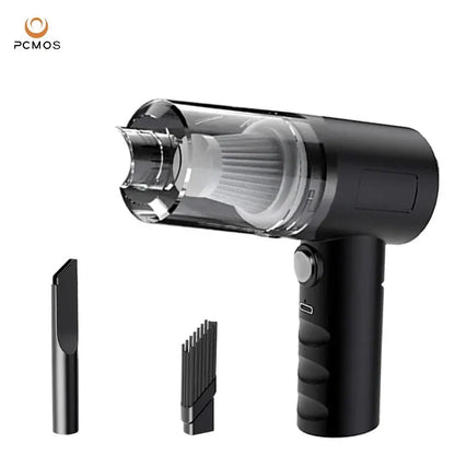 Wireless Vacuum Cleaner Dual Use for Home and Car High Power Powerful Vacuum Cleaner Black