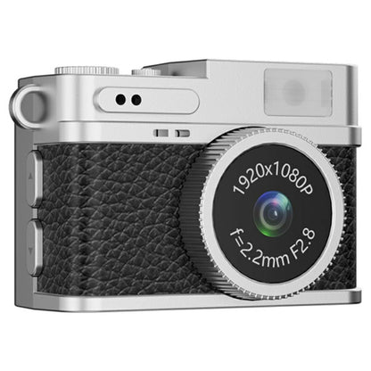 Mini Camera 0.96in Screen 1080P HD Outdoor Sports Portable Video Recorder Necklace Pendant Retro Digital Camera with 32GB Card