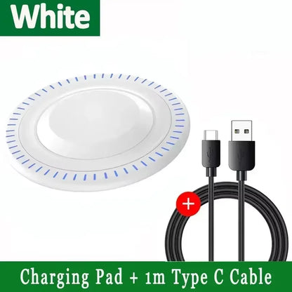 100W Fast Wireless Charger Pad For iPhone 15 14 13 12  X Pro Max 8 Samsung Galaxy S23 Xiaomi Wireless Charging Station Chargers