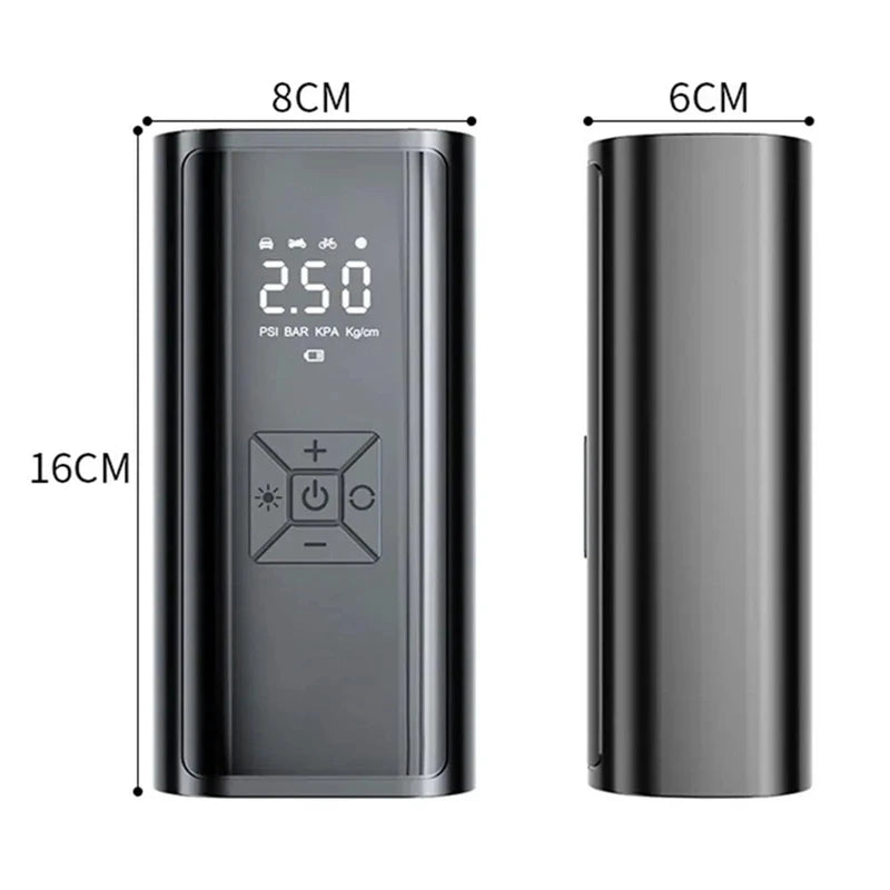 Wireless Car Air Compressor Air Pump Electric Tire Inflator Pump for Motorcycle Bicycle Boat AUTO Tyre Balls Inflatable